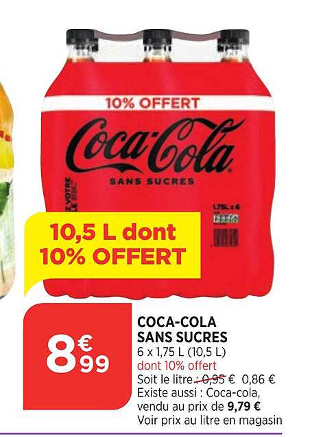 coca-cola sans sucres