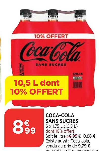 coca-cola sans sucres