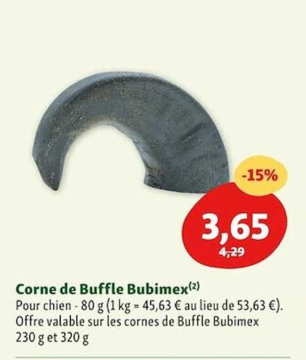 corne de buffle bubimex