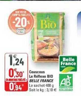 couscous le réflexe bio belle france