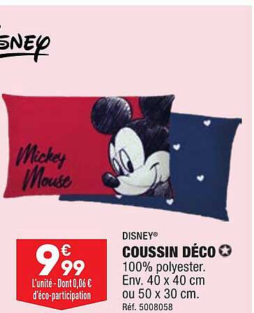 Coussin Déco Disney