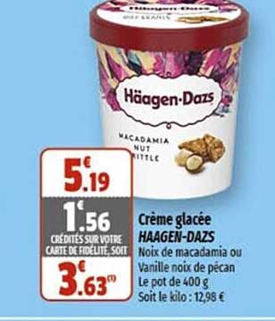 crème glacée häagen-dazs