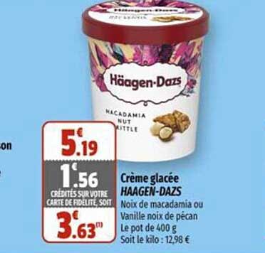 crème glacée häagen-dazs