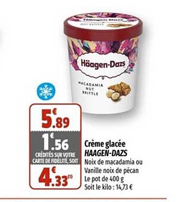 crème glacée häagen-dazs