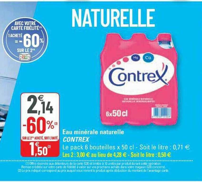 Eau Minérale Naturelle Contrex