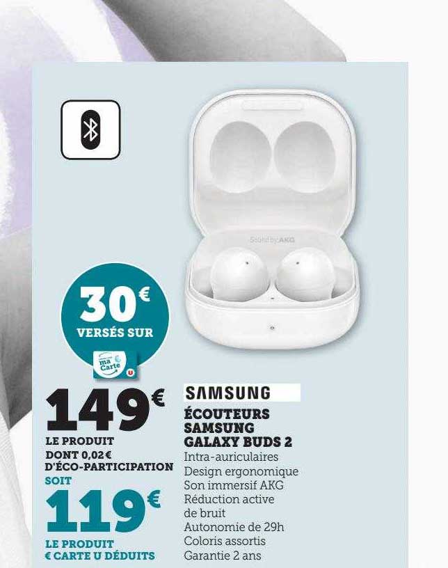 écouteurs samsung galaxy buds 2