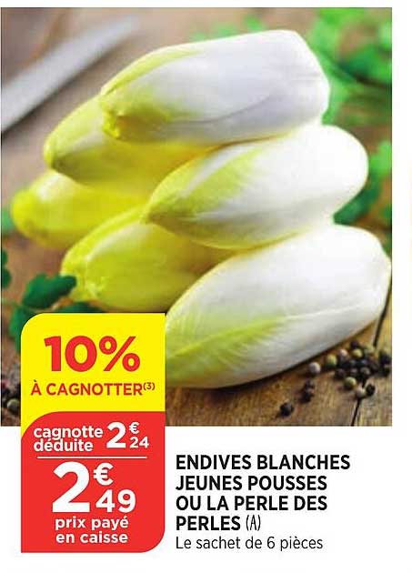 endives blanches jeunes pousses ou la perle des perles