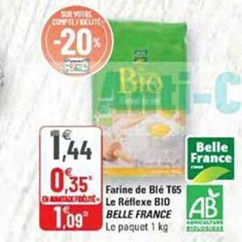 Farine De Blé T65 Le Réflexe Bio Belle France