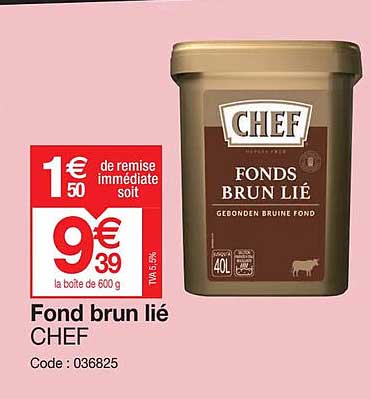 fond brun lié chef