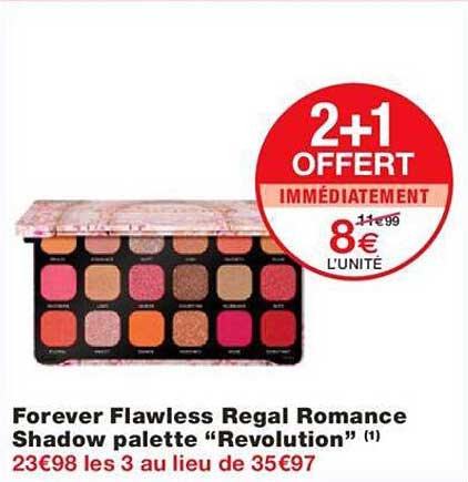 forever flawless regal romance shadow palette "révolution"