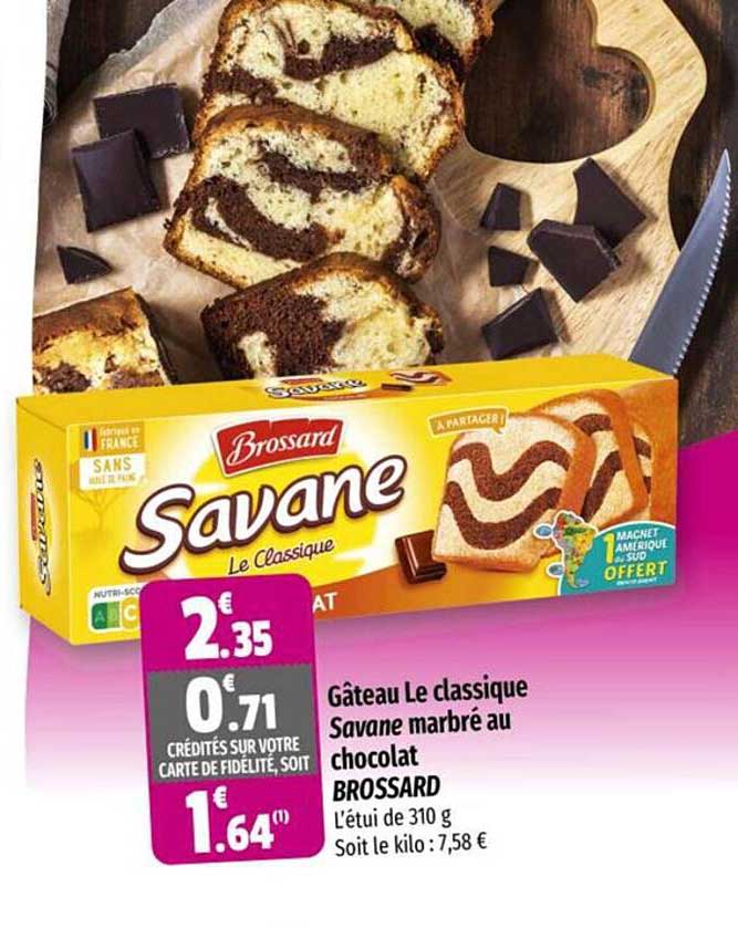 Gâteau Le Classique Savane Marbré Au Chocolat Brossard