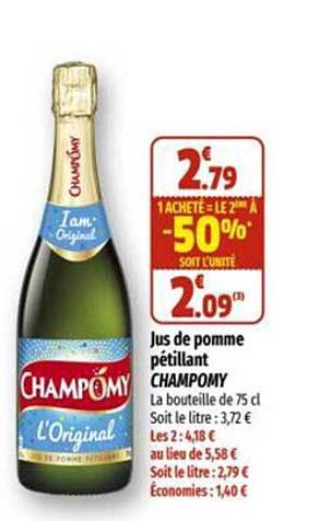 Jus De Pomme Pétillant Champomy