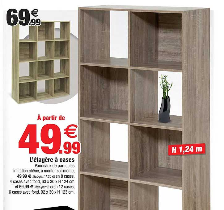 l'étagère à cases