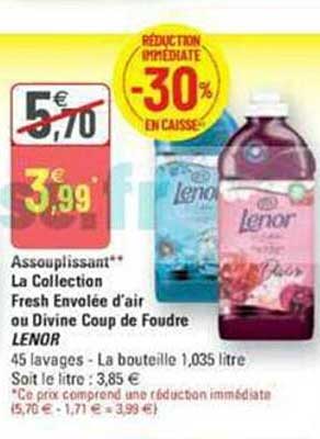 la collection fresh envolée d'air ou divine coup de foudre lenor