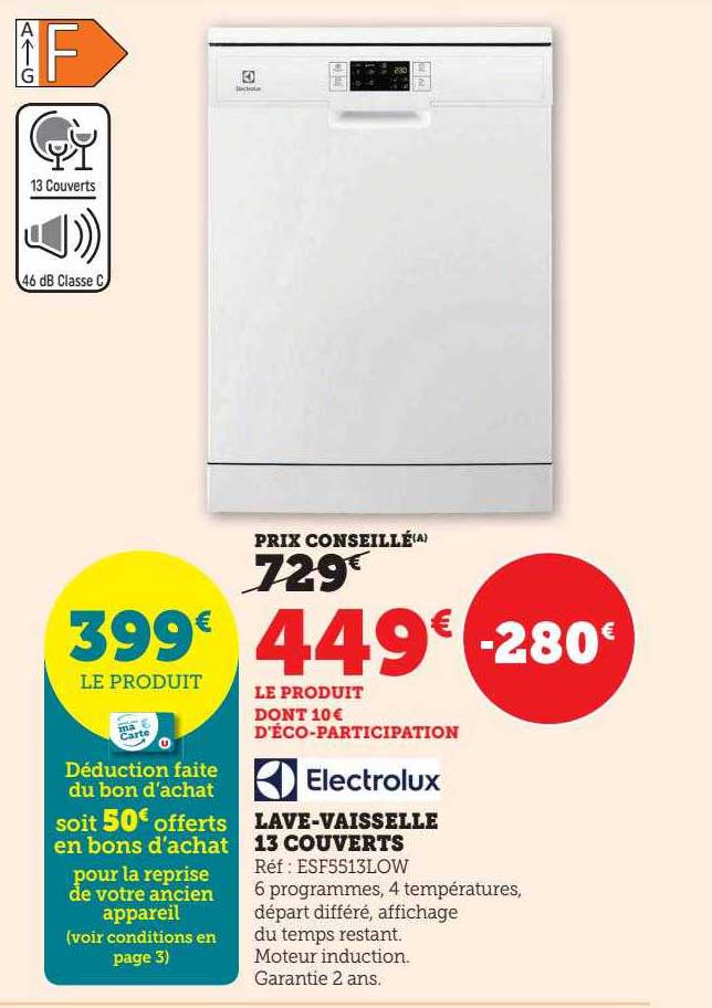 lave-vaisselle 13 couverts electrolux