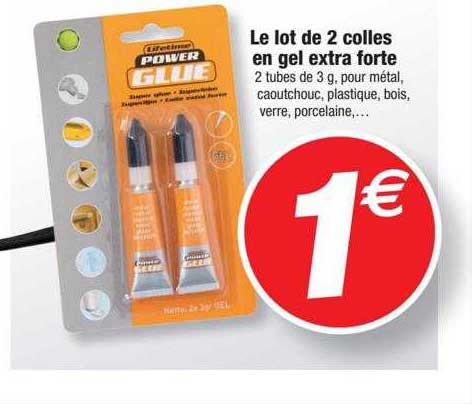 Le Lot De 2 Colles En Gel Extra Forte