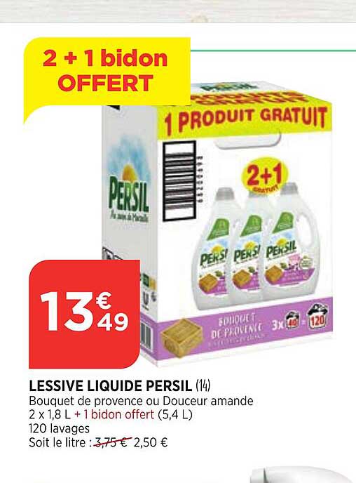 Lessive Liquide Persil