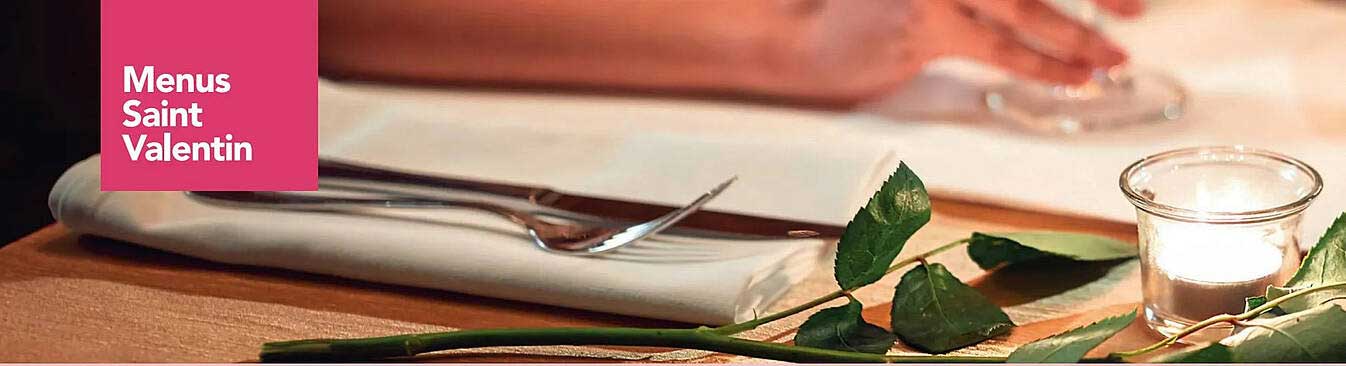 menus saint valentin