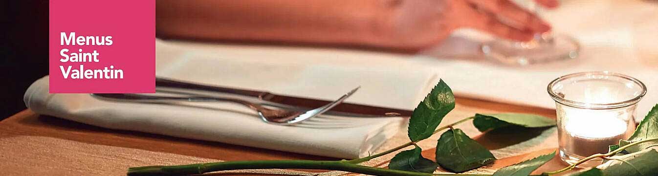menus saint valentin