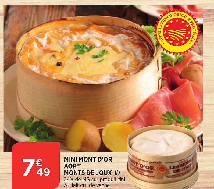 mini mont d'or aop monts de joux