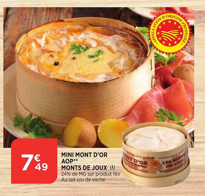 mini mont d'or aop monts de joux