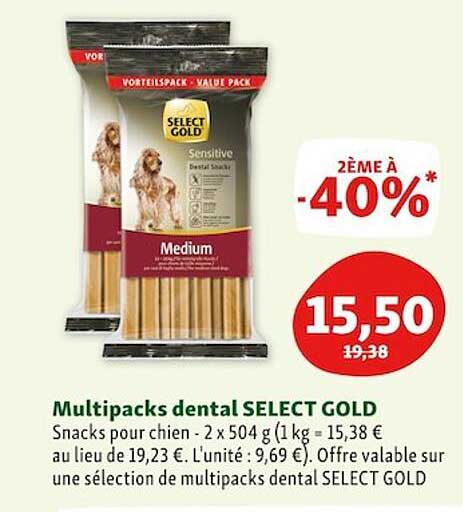 multipacks dental select gold