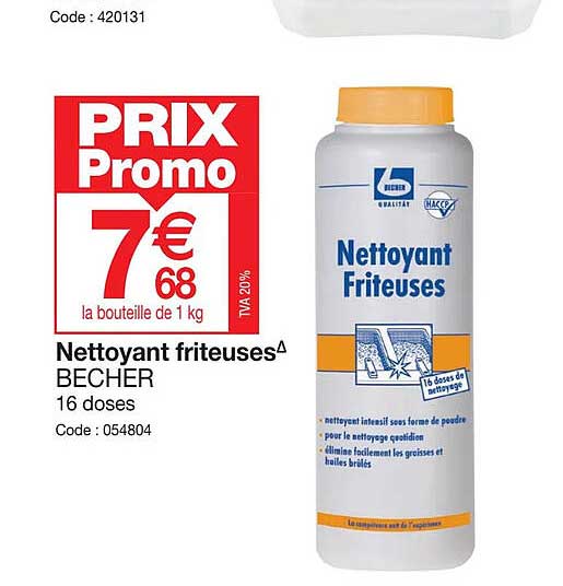 Nettoyant Friteuses Becher