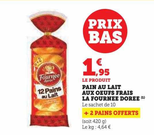pain au lait aux œufs frais la fournée dorée