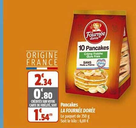 pancakes la fournée dorée