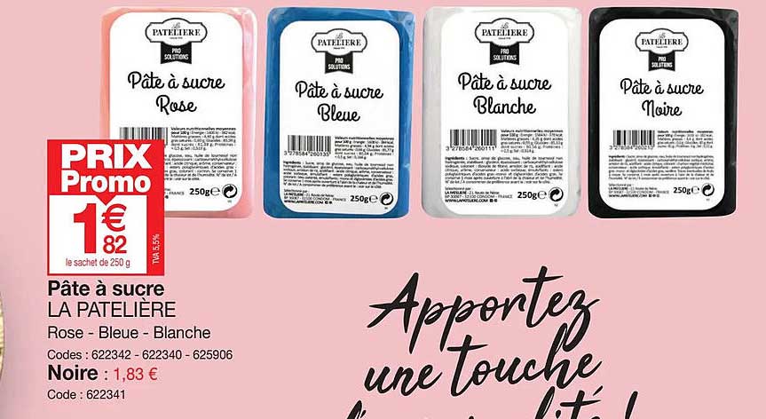 Pâte à Sucre La Patelière