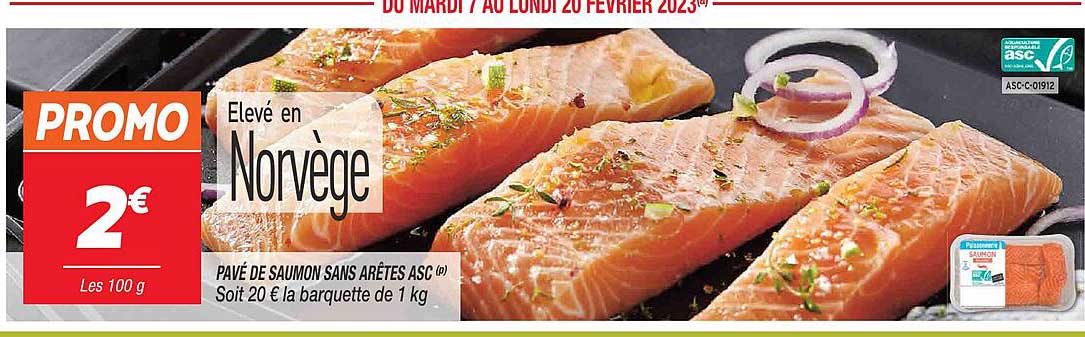 Pavé De Saumon Sans Arêtes Asc