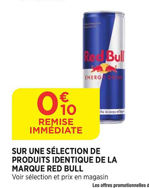 produits identique de la marque red bull