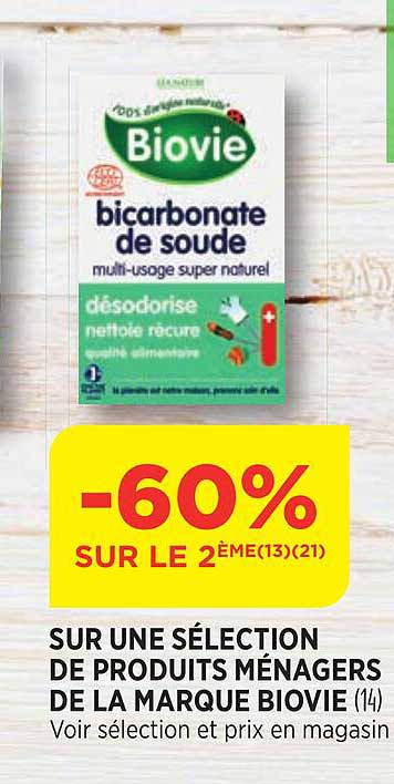 produits ménagers de la marque biovie
