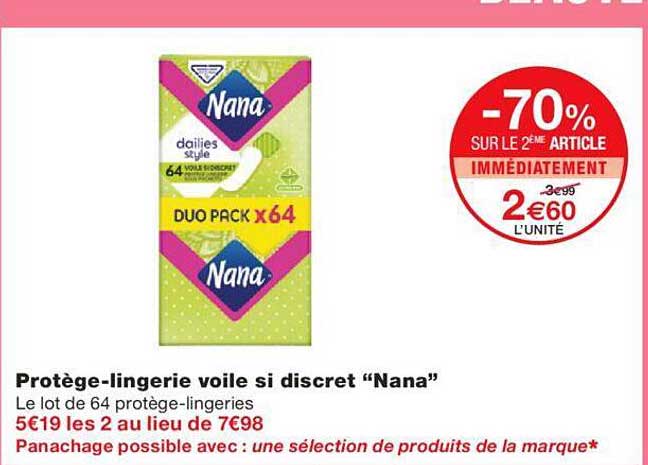 protège-lingerie voile si discret "nana"