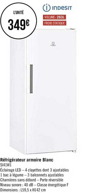 Réfrigérateur Armoire Blanc