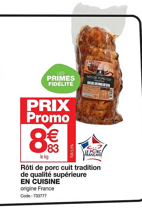 Rôti De Porc Cuit Tradition De Qualité Supérieure En Cuisine