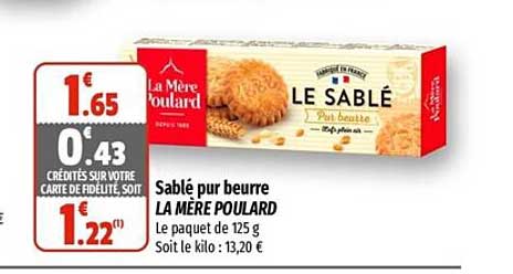 Sablé Pur Beurre La Mère Poulard