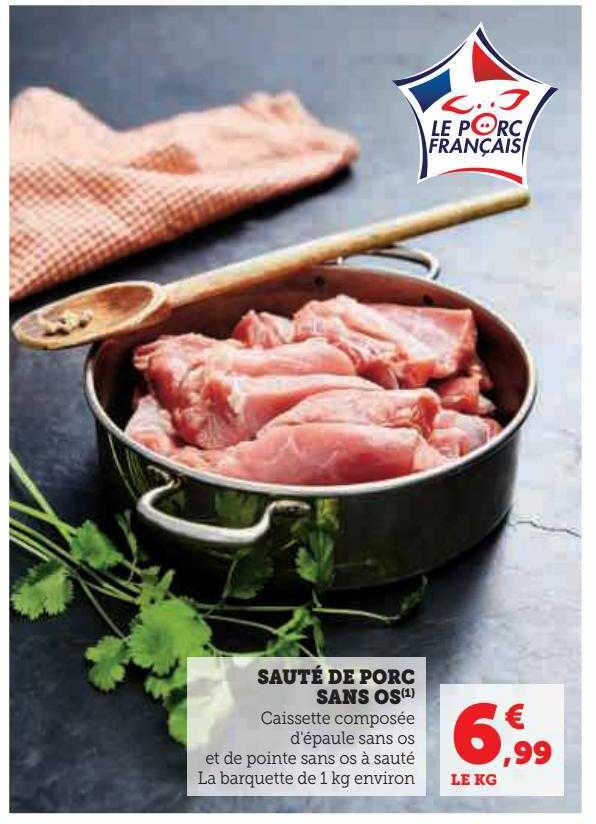 Sauté De Porc Sans Os