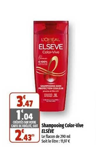 shampooing color-vive elsève