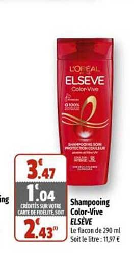 shampooing color-vive elsève