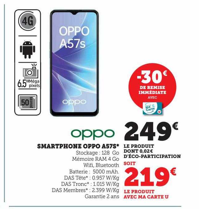 Smartphone Oppo A57s