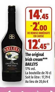 the original irish cream baileys