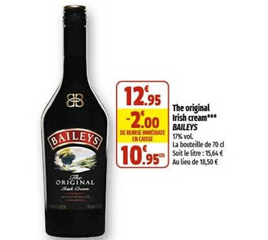 the original irish cream baileys