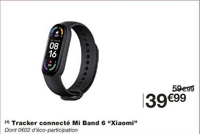 tracker connecté mi band 6 "xiaomi"