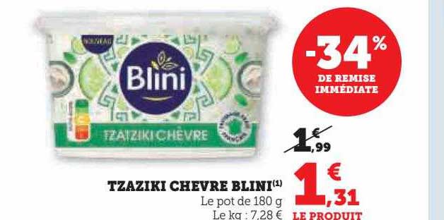 Tzaziki Chèvre Blini