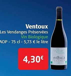 ventoux les vendanges préservées