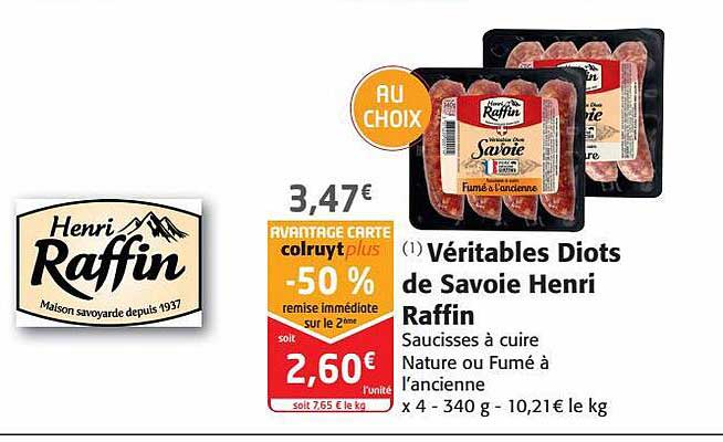 véritables diots de savoie henri raffin