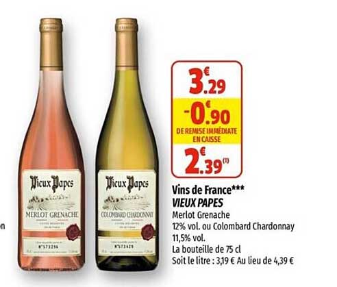 vins de france vieux papes