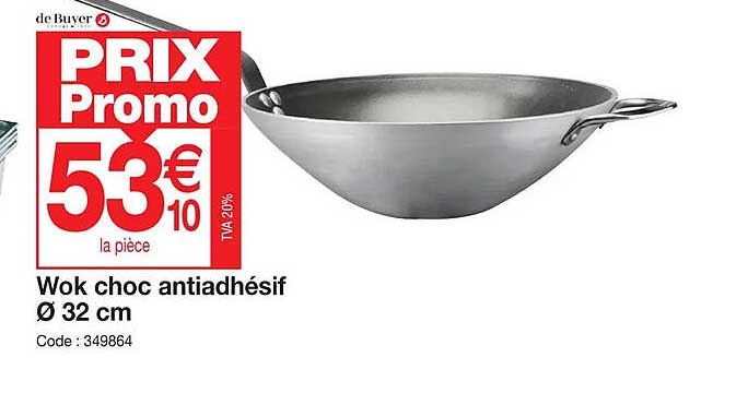 wok choc antiadhésif ø 32 cm