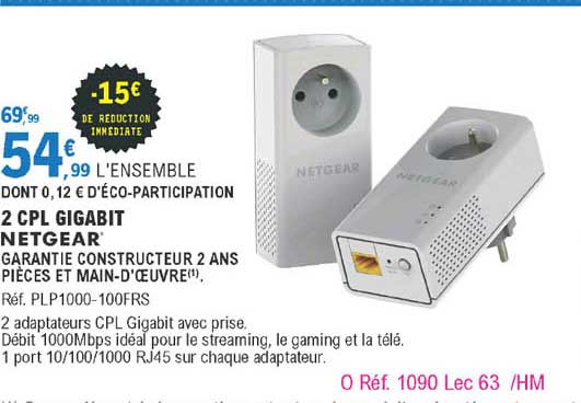 2 cpl gigabit netgear